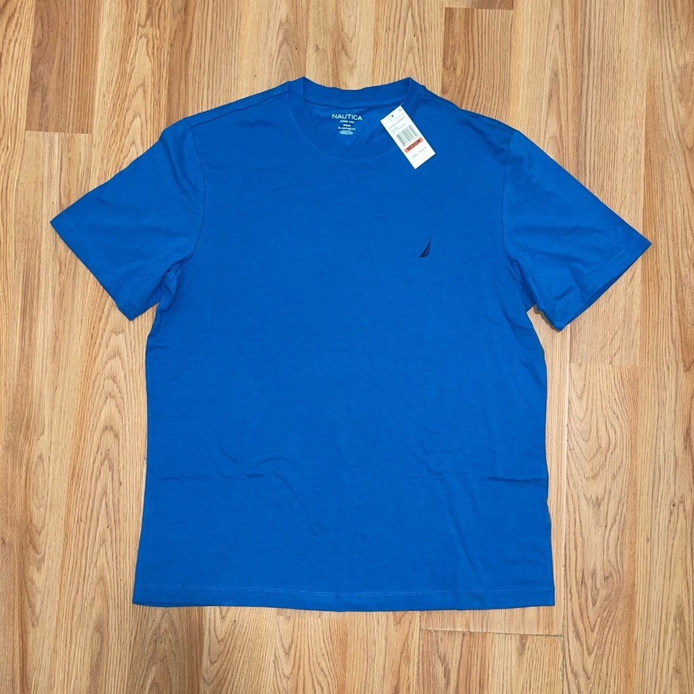 Nautica Blue Sleepwear Shirt - Size Medium